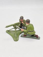 Set Mitrailleuse lourde + 2 soldats Armée Moderne Starlux Années 1970 80