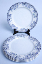 Six Assiettes  plates SALINS
