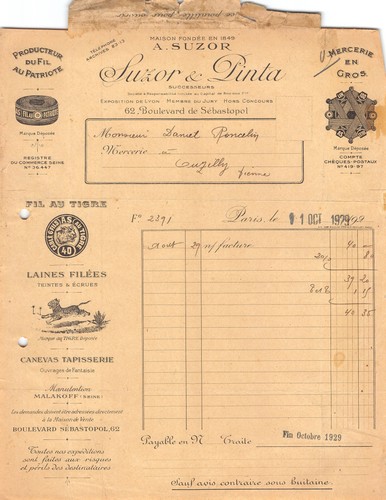 1929 mercerie gros suzor - en,