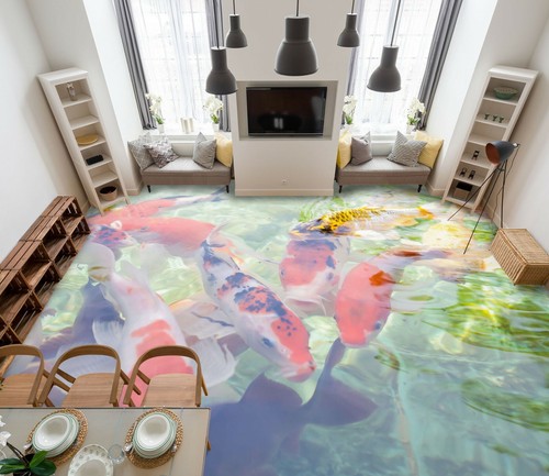 Poisson rouge 1676 - rouge, 3d