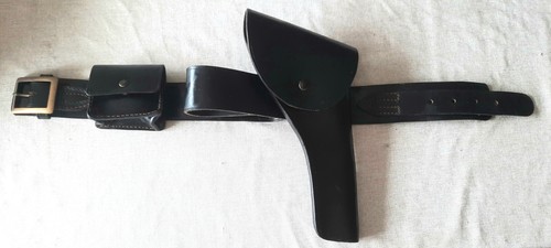 Holster cuir avec ceinturon - avec,