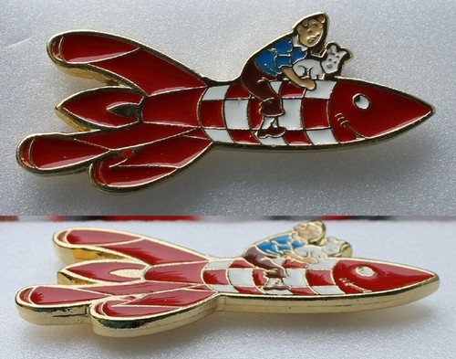 Pins tintin kuifje - tintin, fusée