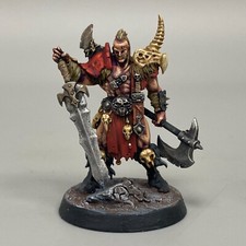 DARKOATH CHIEFTAIN WARHAMMER QUEST SILVER TOWER GAMES WORKSHOP CHAOS PEINT