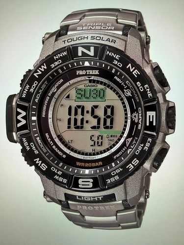 Casio pro trek - casio, powered