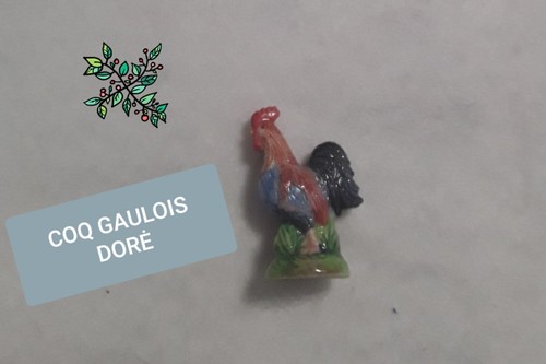 Feve coq gaulois dore - ,