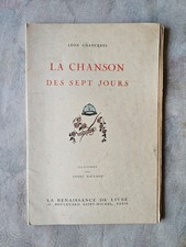 ÉO1916 1/100 japon Aquarelles Curiosa Léon Chancerel La Chanson des sept Jours