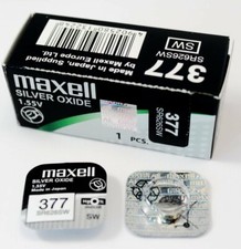 Pile pour montre 377 V377 SR626SW Maxell Made in Japan livraison gratuite