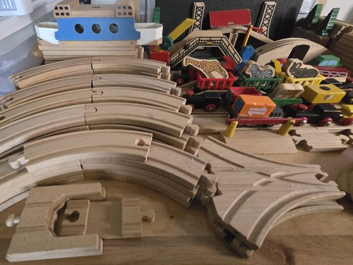Lot vintage brio wood - vintage,