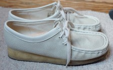 Clarks Originals Wallabee Chaussures Femme Wallabee, Blanc Cassé, 40 EU