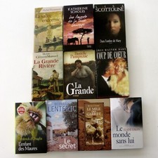 Lot 10 livres romans grand format France Loisirs-La vallée endormie-Garret-