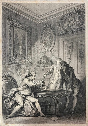 Tableau gravure dupreel - j.b.m.,