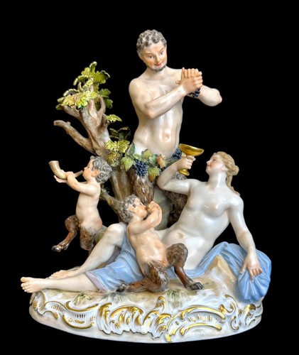 Meissen groupe de - -, bacchantes