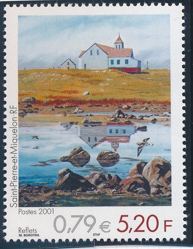 Timbre pierre miquelon - st,