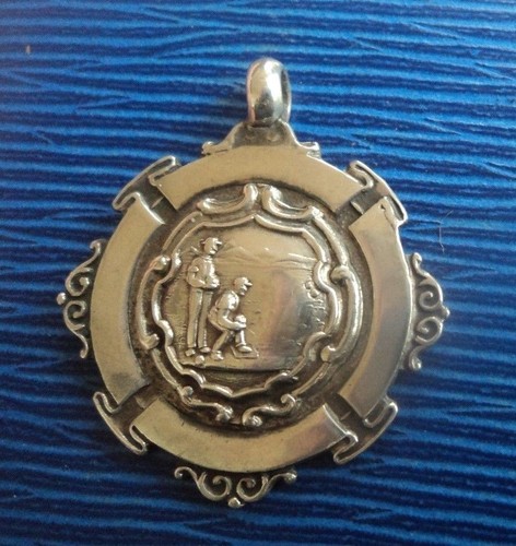 Argent montre fob médaille - argent,