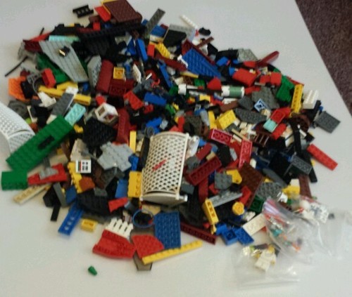 500 clean lego pieces - clean,