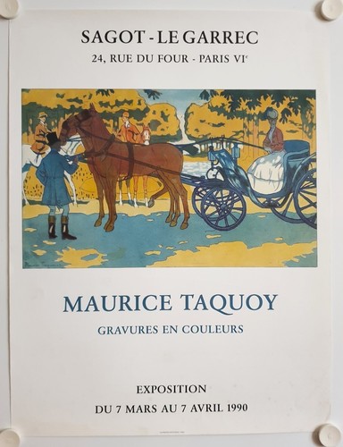 Affiche maurice taquoy 1990 - maurice,
