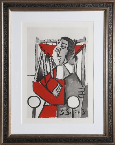 Pablo picasso femme assise - pablo,
