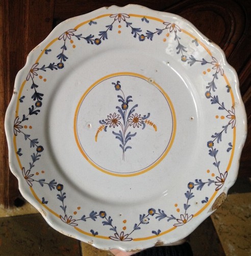 Ancienne assiette faience - en,