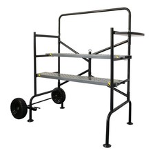 Echafaudage roulant Jardin - hauteur de travail 83cm - Pliable roues increvables