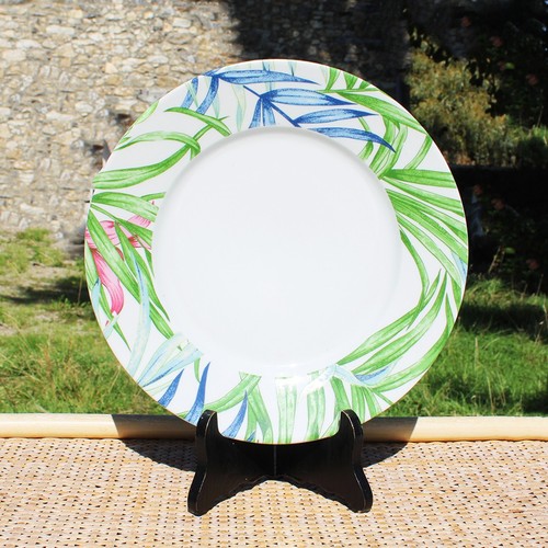 Assiette plate porcelaine - assiette,