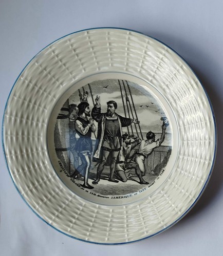 Six assiettes parlantes - assiettes,