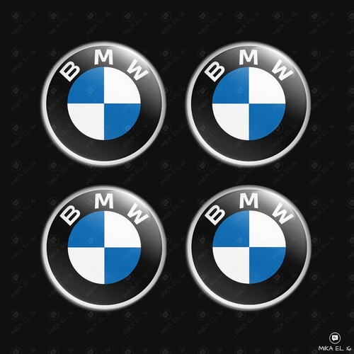 Bmw wheel center cap - bmw, decals