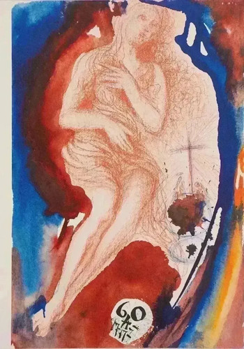 Salvador dali lithographie - dali,