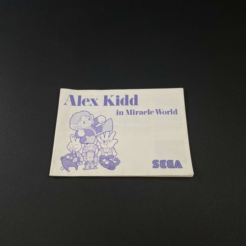 Sega master system notice - sega,