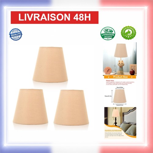 Abat jour lot en - en, tissu