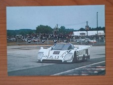 Carte postale JAGUAR TWR GROUPE C1 24 HEURES DU MANS 1986 postcard cartolina