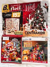 Lot 4 Catalogues Jouets Noël Leclerc Bazarland Carrefour Centrakor 2022