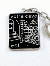 PORTE-CLES - CAVE COMPTOIRS MODERNES - Vins - Vintage Métal 1960s