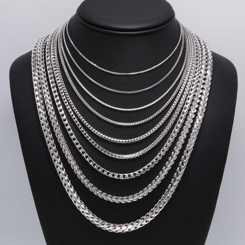 Rhodium franco chain solid - rhodium,