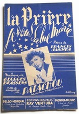 Partition vintage sheet music