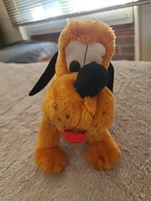 M1/ Peluche Chien ? Pluto Vintage Disney Playskool  H23 Cm L  22cm