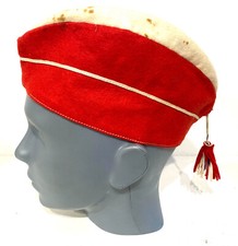 ANCIEN KÉPI CASQUETTE CALOT BERET MILITAIRE OU CONSCRIT COSTUME D'EPOQUE