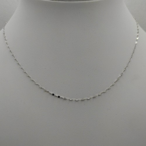 Collier blanc kt - collier, 18
