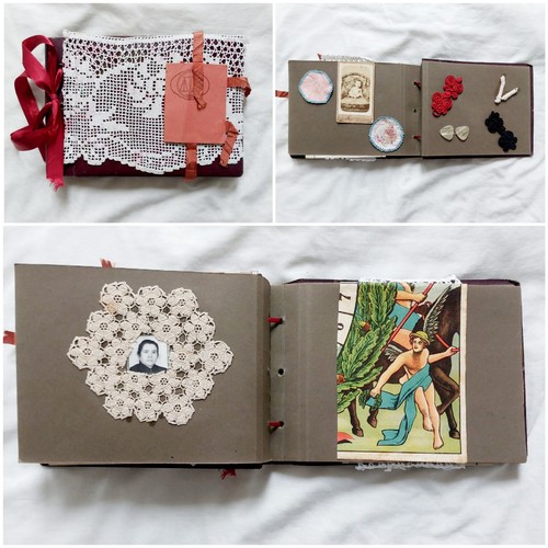 Ancien album photo - , scrapbook