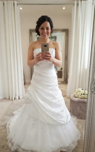 Robe mariée bustier - robe, de