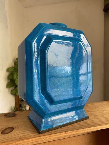 Boch louvière vase art - vase,