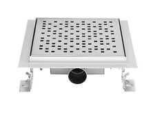 CANIVEAU DE DOUCHE EN INOX CARRE 30CM, STERFPUT DE DOUCHE EN INOX CARRE 30CM,...