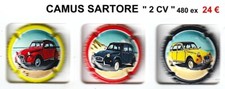 CAPSULES de CHAMPAGNE CAMUS SARTORE " 2 CV"  480 ex