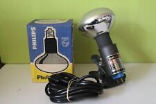 lampe spot pince TECHNO LITA + philips attelier photo 1960 industriel