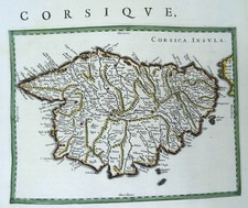l´Île de Corse, carte par W