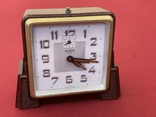 Réveil Horloge Ancien BAYARD BLOC Bakélite Fonctionne