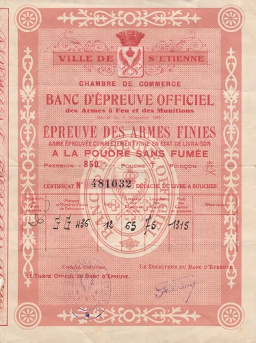Banc épreuve officiel des - d'épreuve,