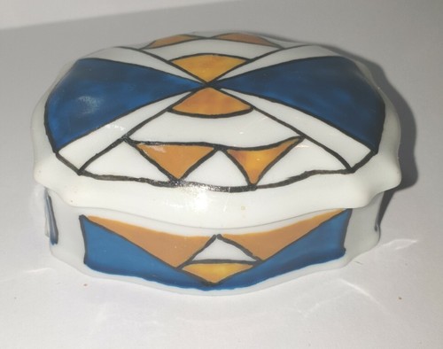 Boite ancienne porcelaine - en,