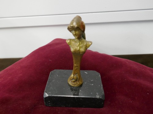 Buste femme bronze sur - buste, de