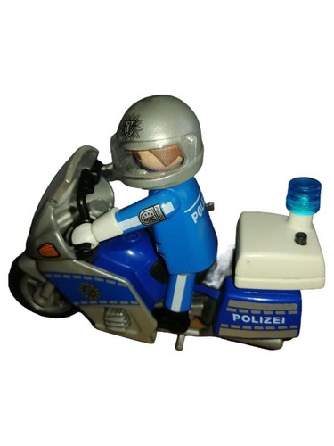 Playmobil moto police figurine - moto,