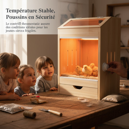 Cage thermostatique bois - cage, en